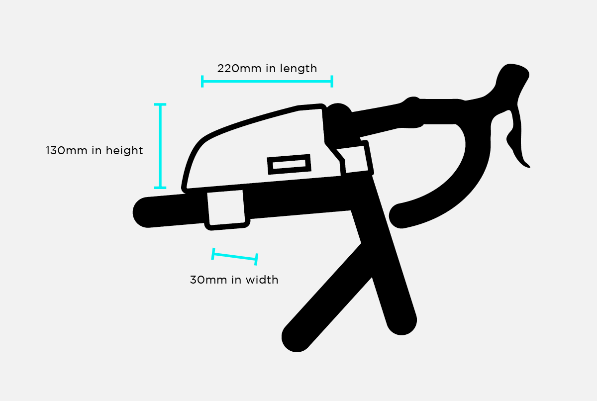 Restrap Top Tube Bag Size Guide