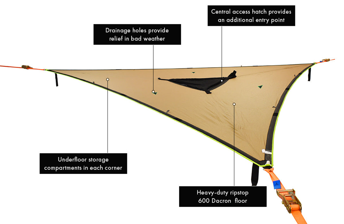 Tentsile Safari Trillium XL Hammock | 6 Person Features Overview