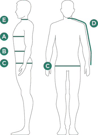 tentree Men’s Size Guide, How to measure