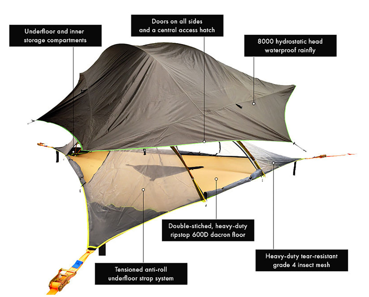 Tentsile Safari Stingray Tree Tent | 3 Person Features Overview