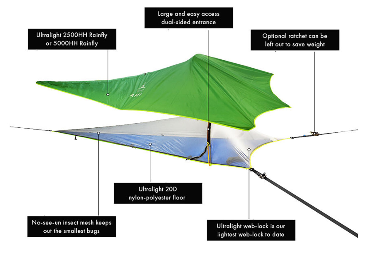 Tentsile Una Tree Tent | 1 Person Features Overview