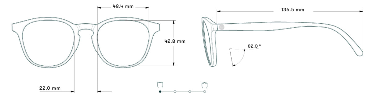 Sunski Yuba Dimensions Overview