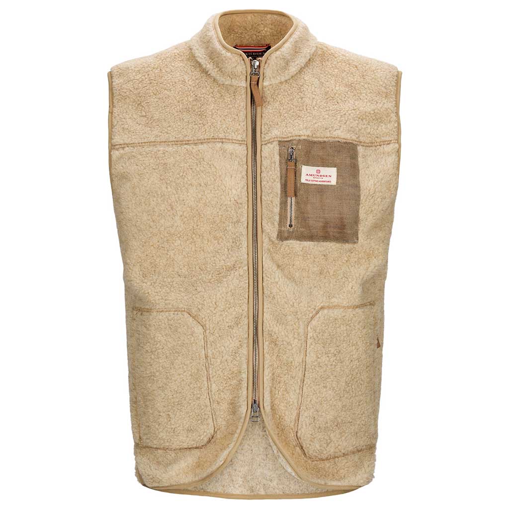 Heroes Wool Fleece Vest Men