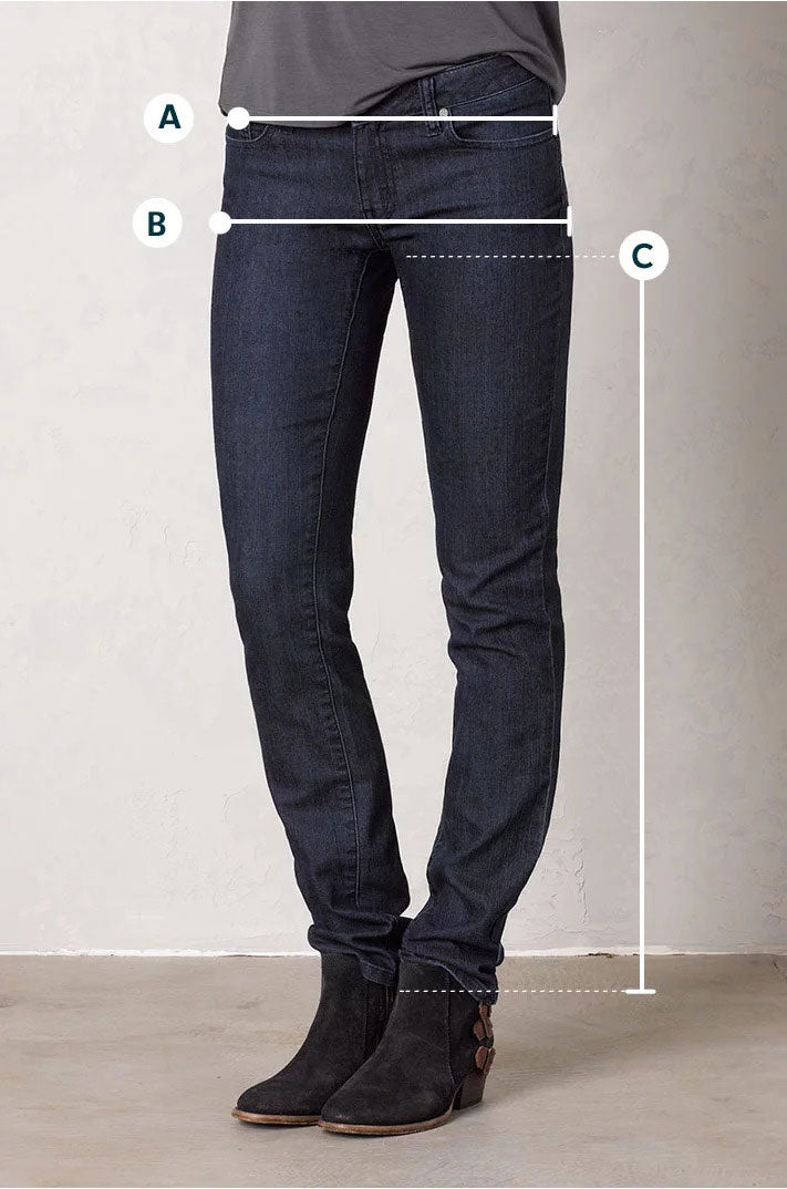 pRana Measurement guide for women