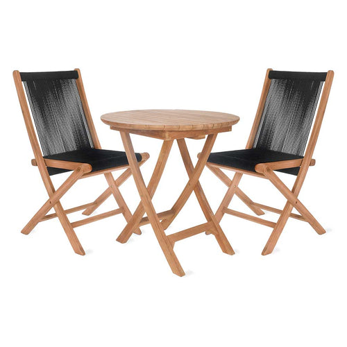 Carrick Table and Chairs Set Garden Trading FUTE36 Outdoor Dining Sets One Size / Black