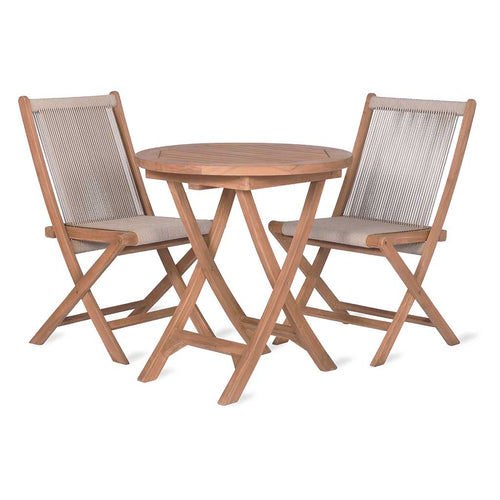 Carrick Table and Chairs Set Garden Trading FUTE35 Outdoor Dining Sets One Size / Natural