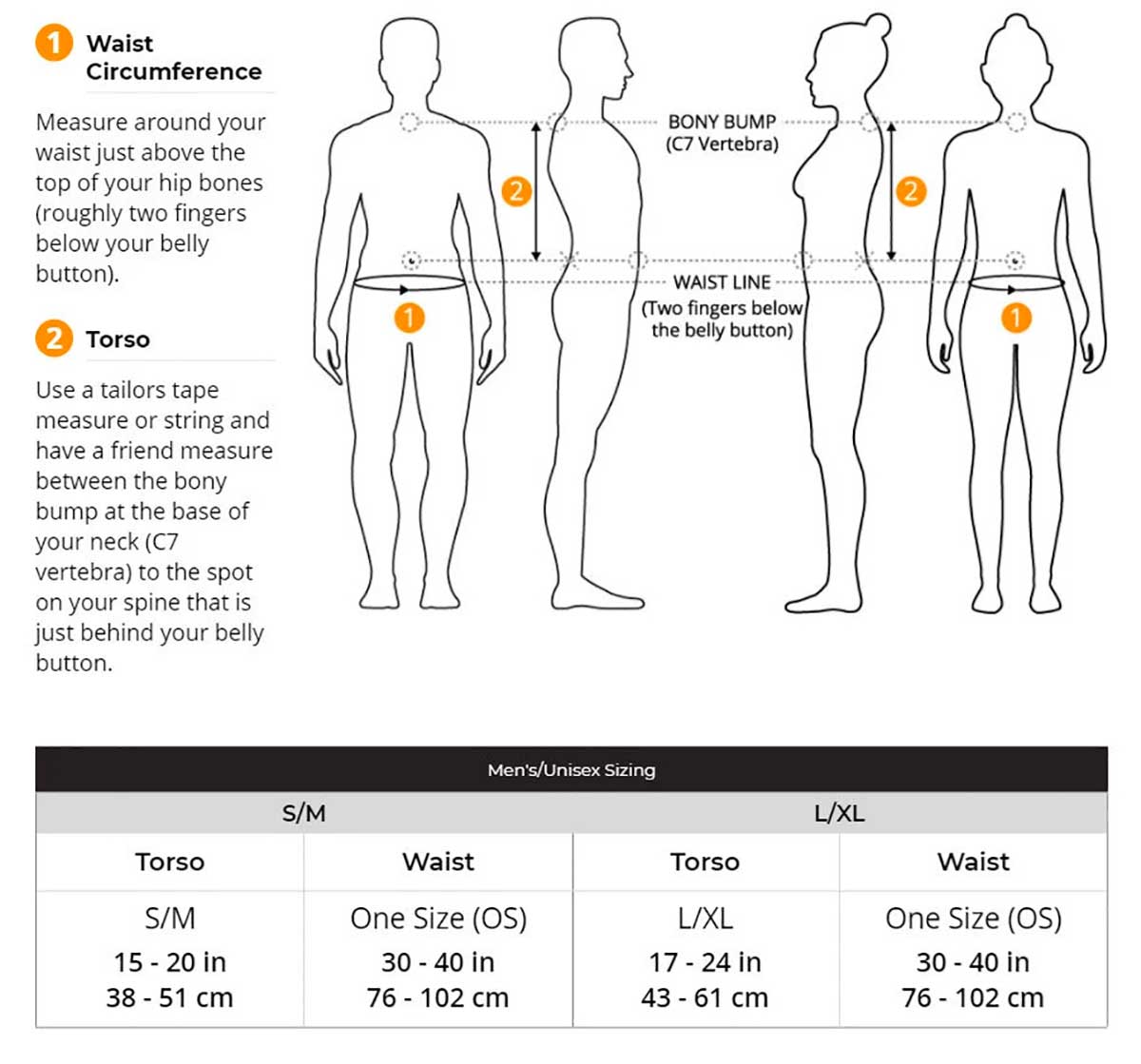 Mystery Ranch Size Guide