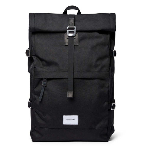 Bernt Sandqvist SQA1039 Backpacks 25L / Black with Black Leather