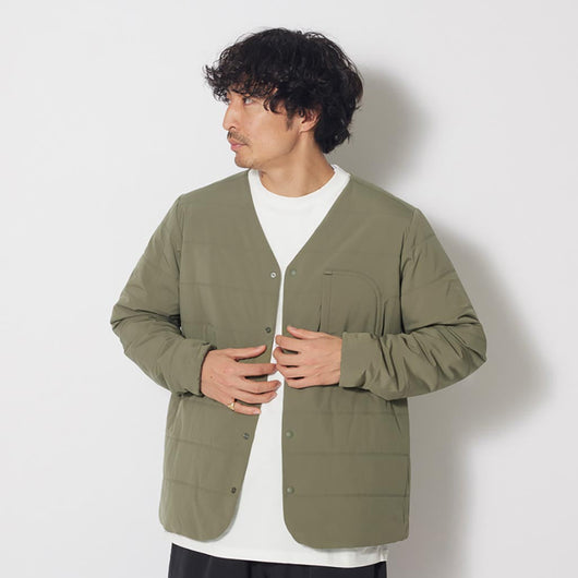 Snow Peak | Flexible Insulated Cardigan | 2023 | Olive | WildBounds UK