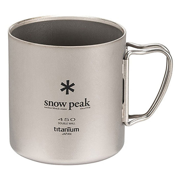 Titanium Double Wall Mug Snow Peak Cups