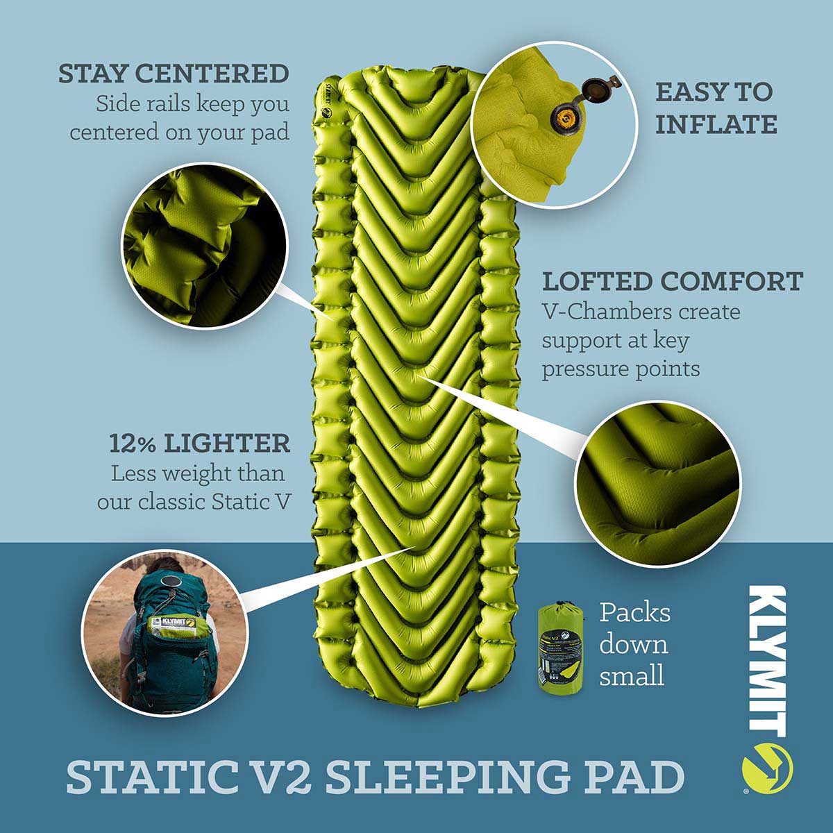 klymit static v2 green overview