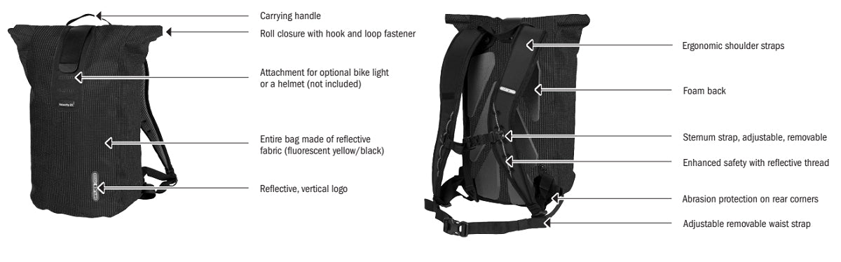 ORTLIEB Velocity High Vis Overview