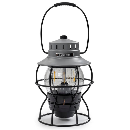 Railroad Lantern Barebones Living LIV-282 Lanterns One Size / Slate Grey