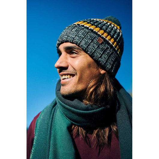 BARTS | Goser Beanie | Retro Army | Hat UK Bobble WildBounds 