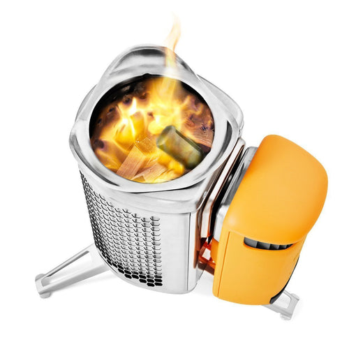 BioLite Campstove 2 Bundle BioLite CSX2001 Camping Stoves One Size / Silver / Yellow