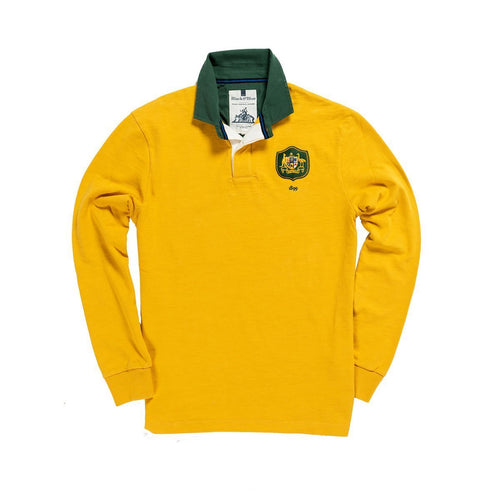 Australia 1899 Rugby Shirt Black & Blue 1871 Shirts - Rugby Shirts