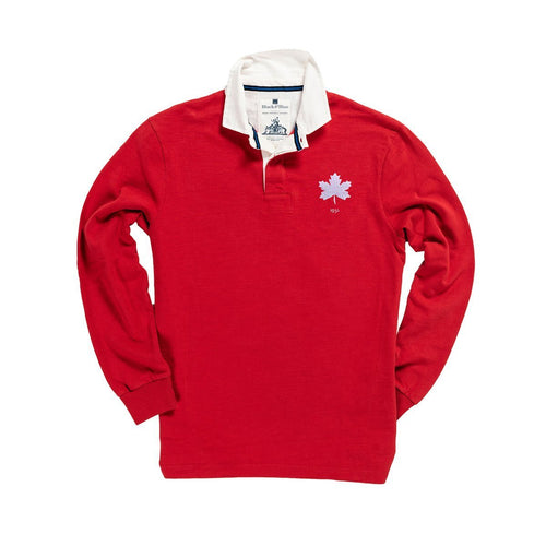 Canada 1932 Rugby Shirt Black & Blue 1871 Shirts - Rugby Shirts