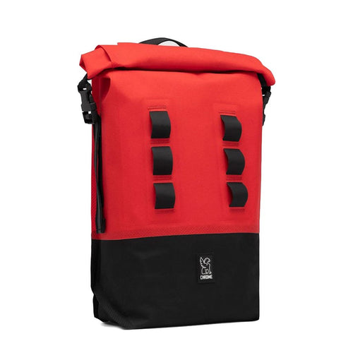 Urban Ex Rolltop 18L Backpack Chrome Industries BG-217-RDBK Bags - Backpacks 18 L / Black / Red