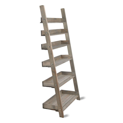 Aldsworth Shelf Ladder | Wide Garden Trading AWSL02 Shelves Wide / Grey Wood