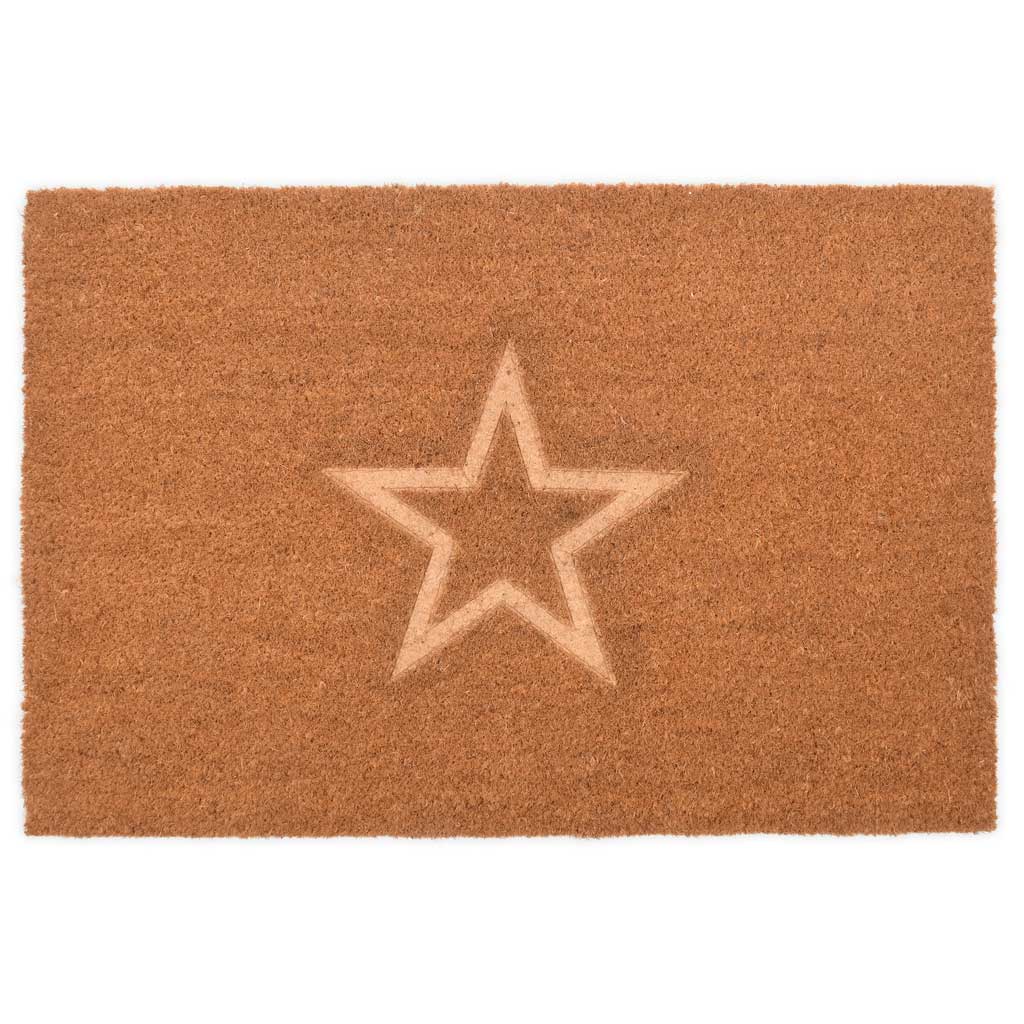 Embossed Star Doormat