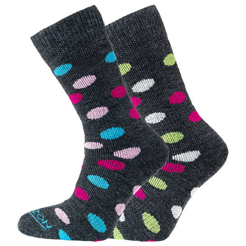 Heritage Merino Outdoor - Women's 2 Pack Horizon Socks 6H/M2WPS Socks S/M / Charcoal Pink & Apple