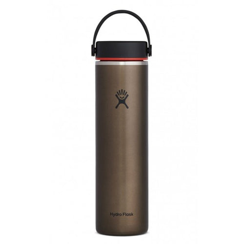 24 oz Lightweight Wide Mouth Hydro Flask LW24LW080 Water Bottles 24 oz / Obsidian