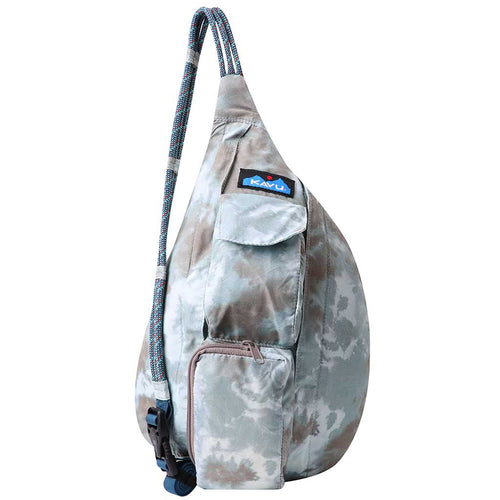Mini Rope Sack KAVU 9305-1621 Rope Bags One Size / Wave Tie Dye