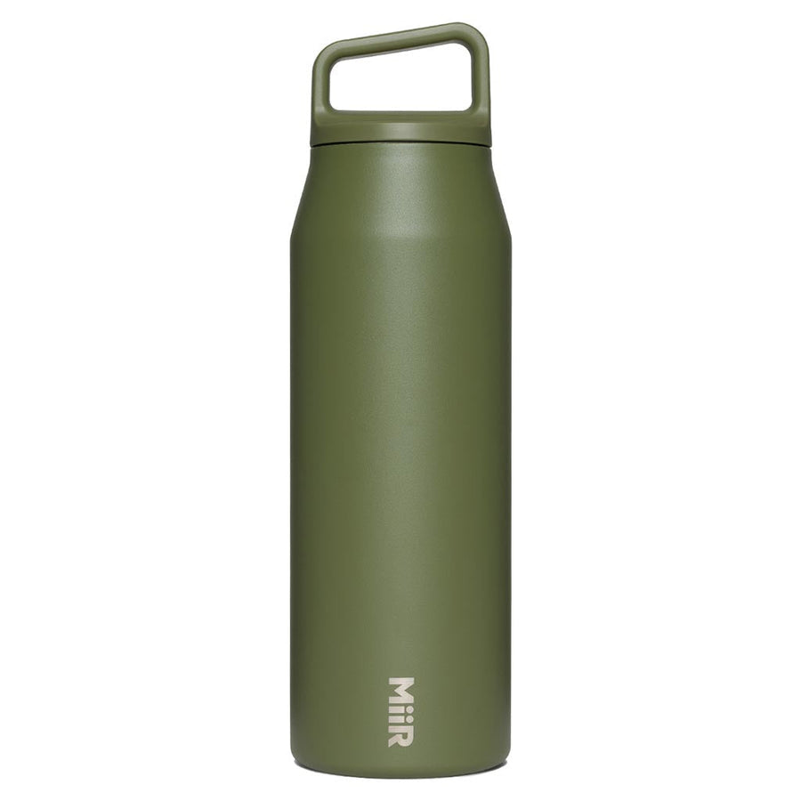 BOZ Stainless Steel Water Bottle XL (1 L / 32oz) Wide Mouth (Green