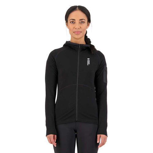 Ascend Full Zip Hood | Women's Mons Royale Midlayers