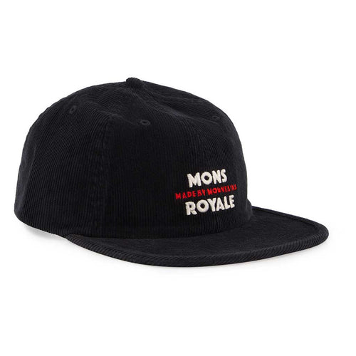 Corduroy Roam Cap Mons Royale 100677-1216-001-OS Caps & Hats One Size / Black