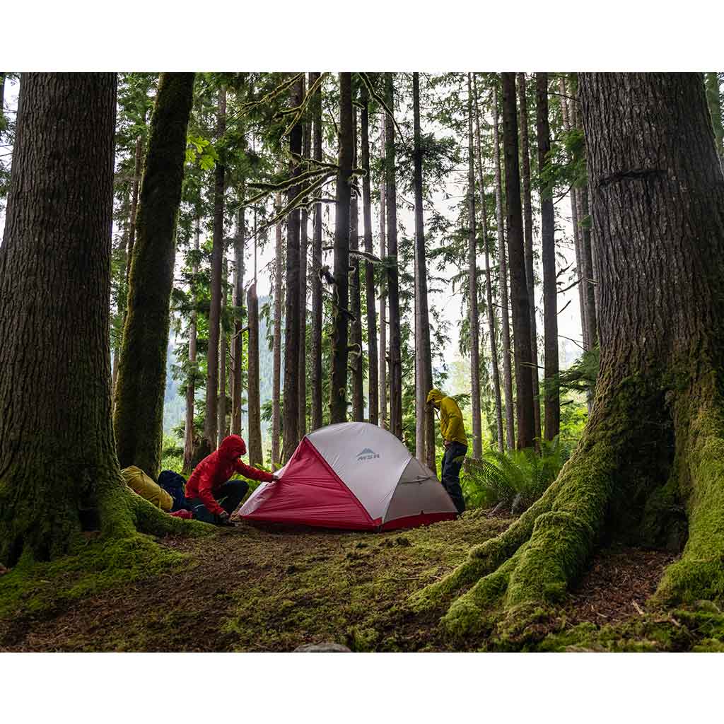 Msr Hubba Hubba Nx Tent V7 2 Person Camping Tent Grey Red Wildbounds