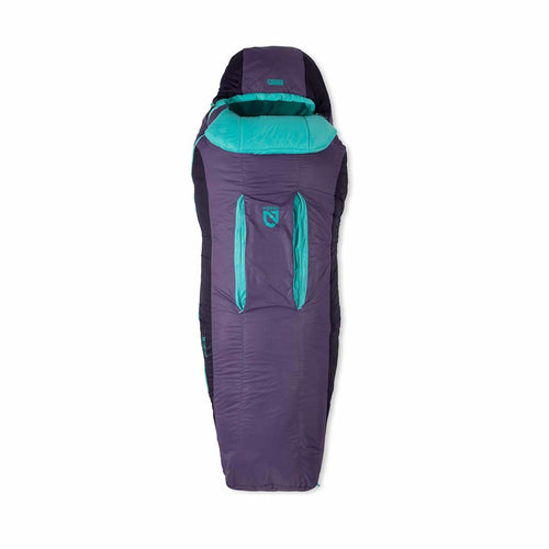 Forte 20 Womens Sleeping Bag NEMO Equipment 811666030870 Sleeping Bags Regular / Tide Pool/Shaded Thistle