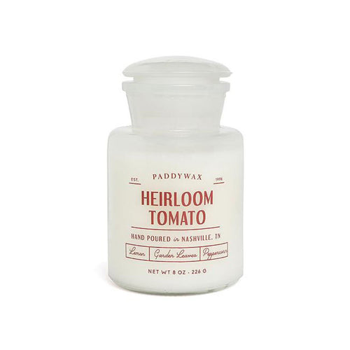 Farmhouse 8 oz Candle | Heirloom Tomato Paddywax Candles 8 oz / White