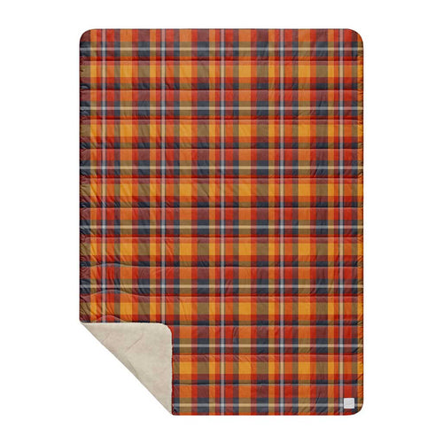 Flannel Sherpa Blanket Rumpl TNTS-AP1-T Blankets Throw / Autumn Plaid