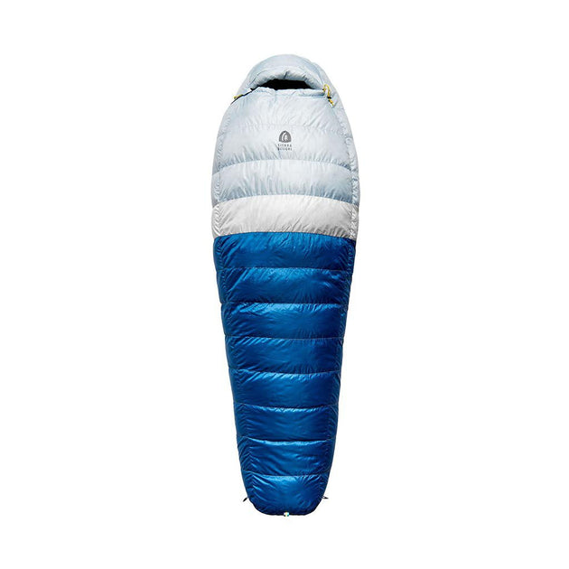 Get Down 550F 20°F Sleeping Bag | Women's Sierra Designs 70614621R Sleeping Bags Regular / Light Blue/Blue