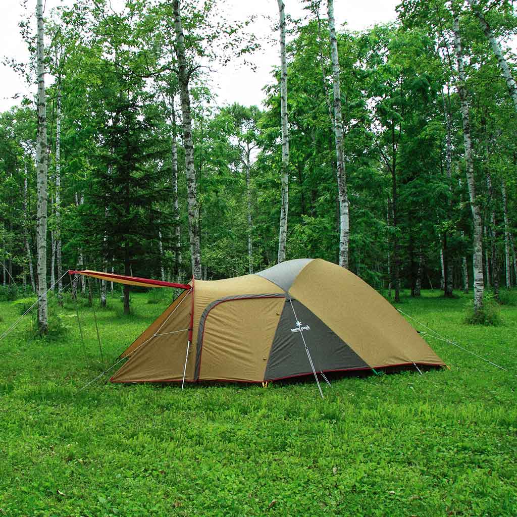 Snow Peak Amenity Dome Tent 4p 4 Person Tent Tan Wildbounds