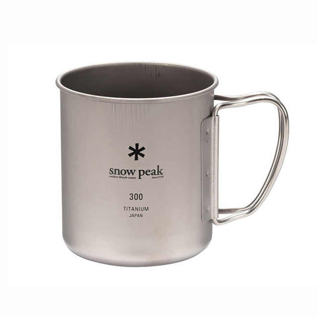 Titanium Single Mug 300 ml Snow Peak MG-142 Cups 300ml / Titanium