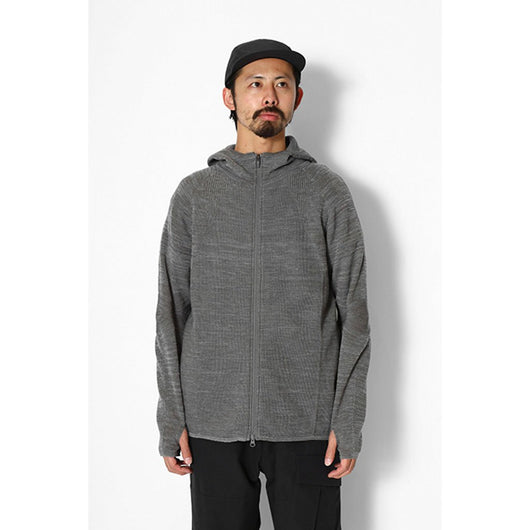 Snow Peak | WG Stretch Knit Jacket | Stretch Jacket | Medium Grey