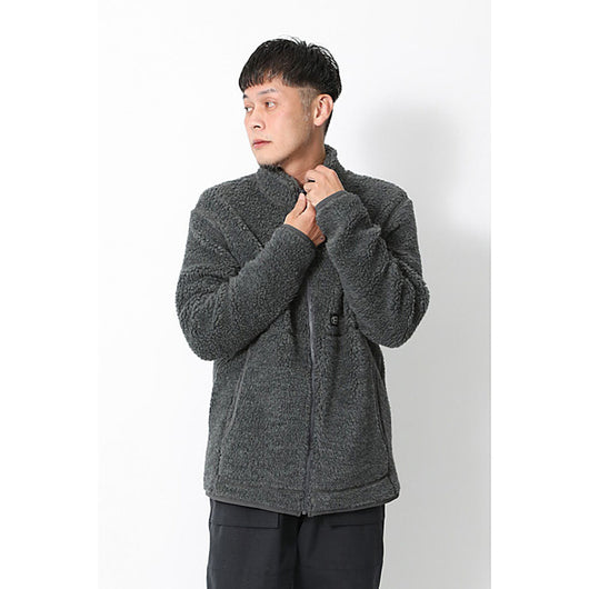 Snow Peak | Wool Fleece Jacket | Wool Jacket | Charcoal