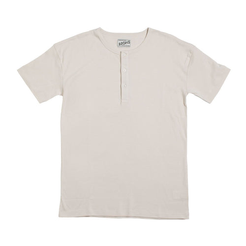 Elder Grandad Short Sleeve Top &SONS Henleys