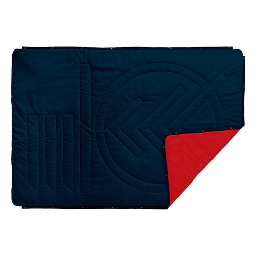 Ripstop Pillow Blanket Voited V21UN01BLPBCNSR Blankets One Size / Ocean Navy/Sunset Red
