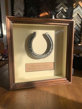 Horseshoe framed