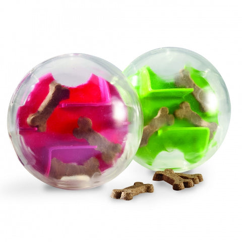 Mazee is an engaging, rewarding, and fun interactive puzzle toy that combines the mental stimulation of a puzzle, with the tasty reward of a treat. This is a great toy for dogs who need a rewarding brain teaser or a slow feeder to encourage slow eating habits.
