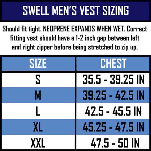 SWELL Wakesurf Vest - Men's Charcoal - Ultimate Comfort Neoprene Jacket ...