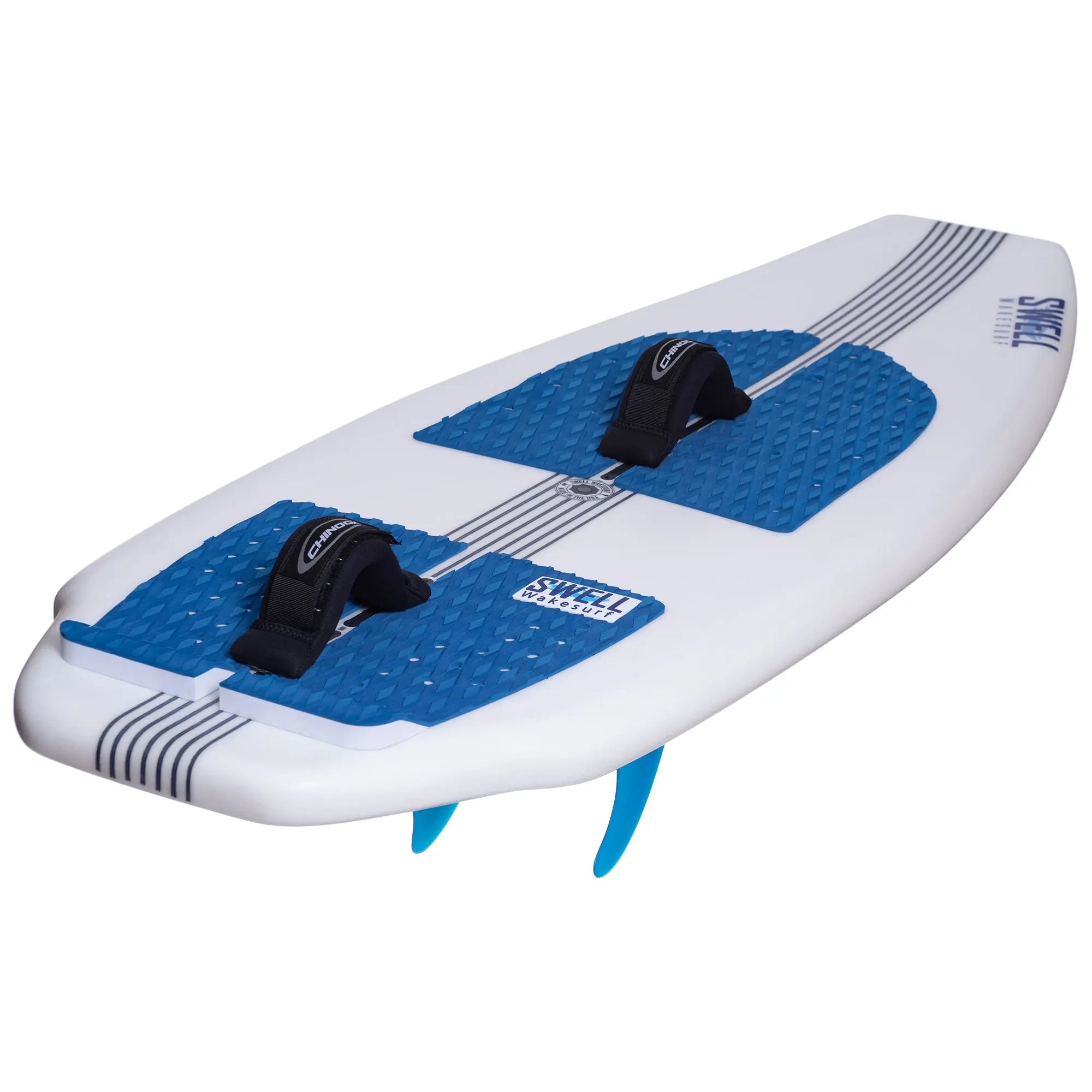 wakesurf with straps