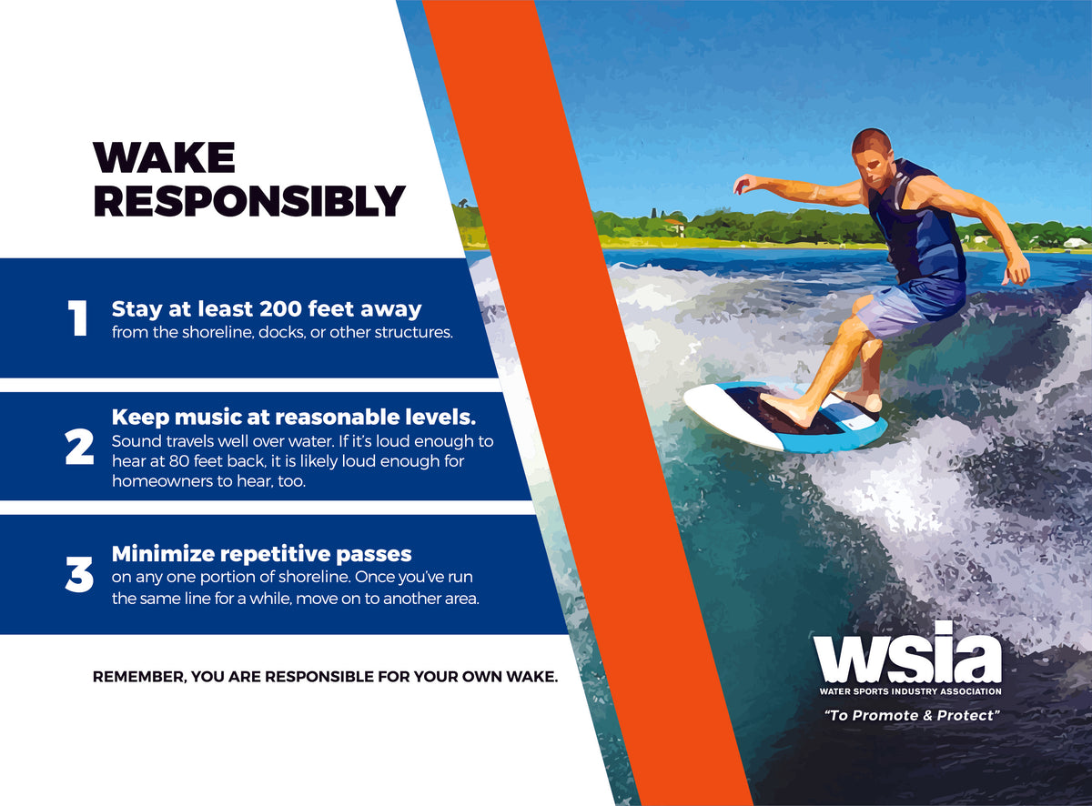 wake responsibly 3 steps list