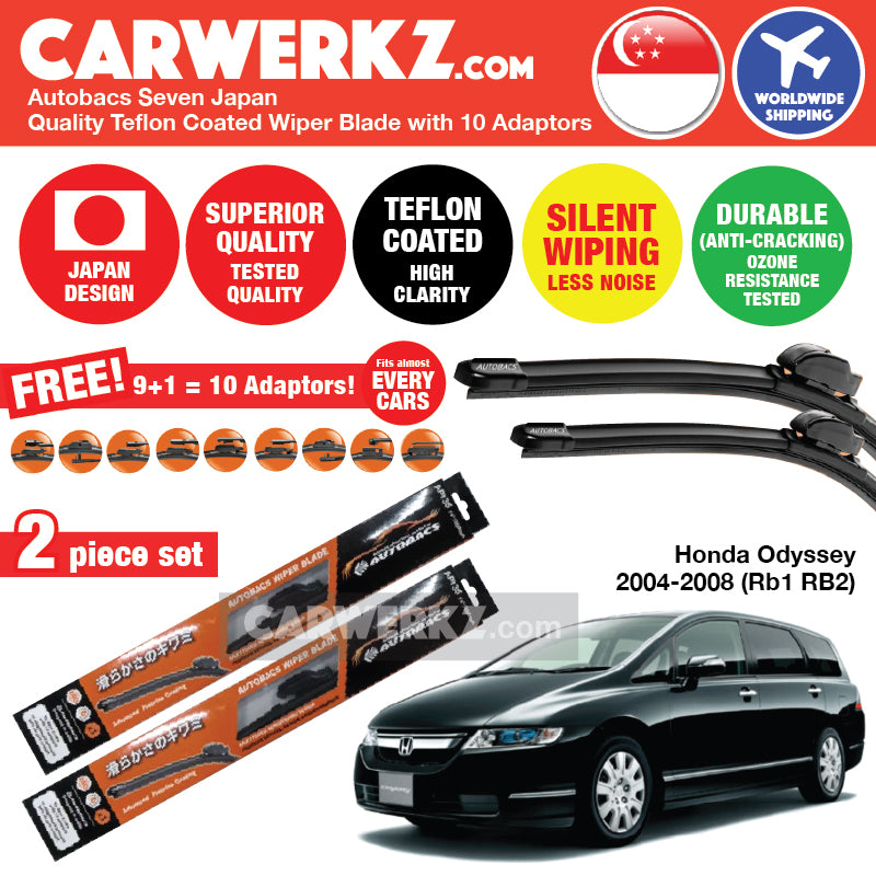 2004 honda civic wiper blade size