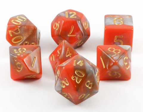 combo attack dice orange brown