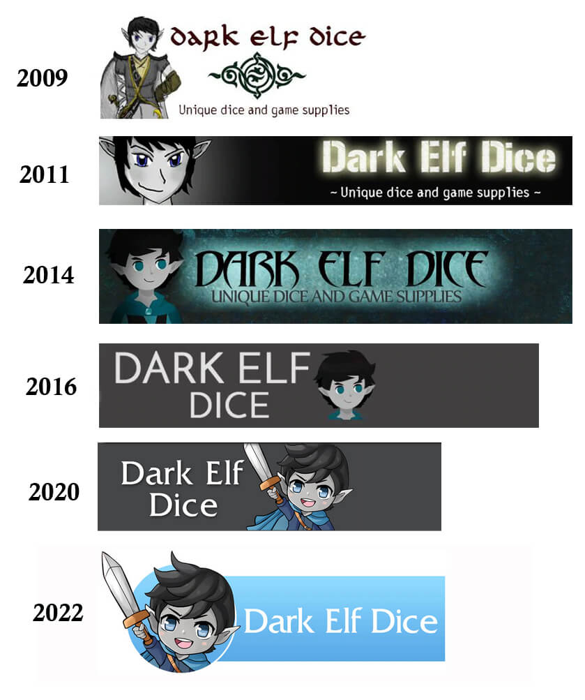 Dark Elf Dice Logos