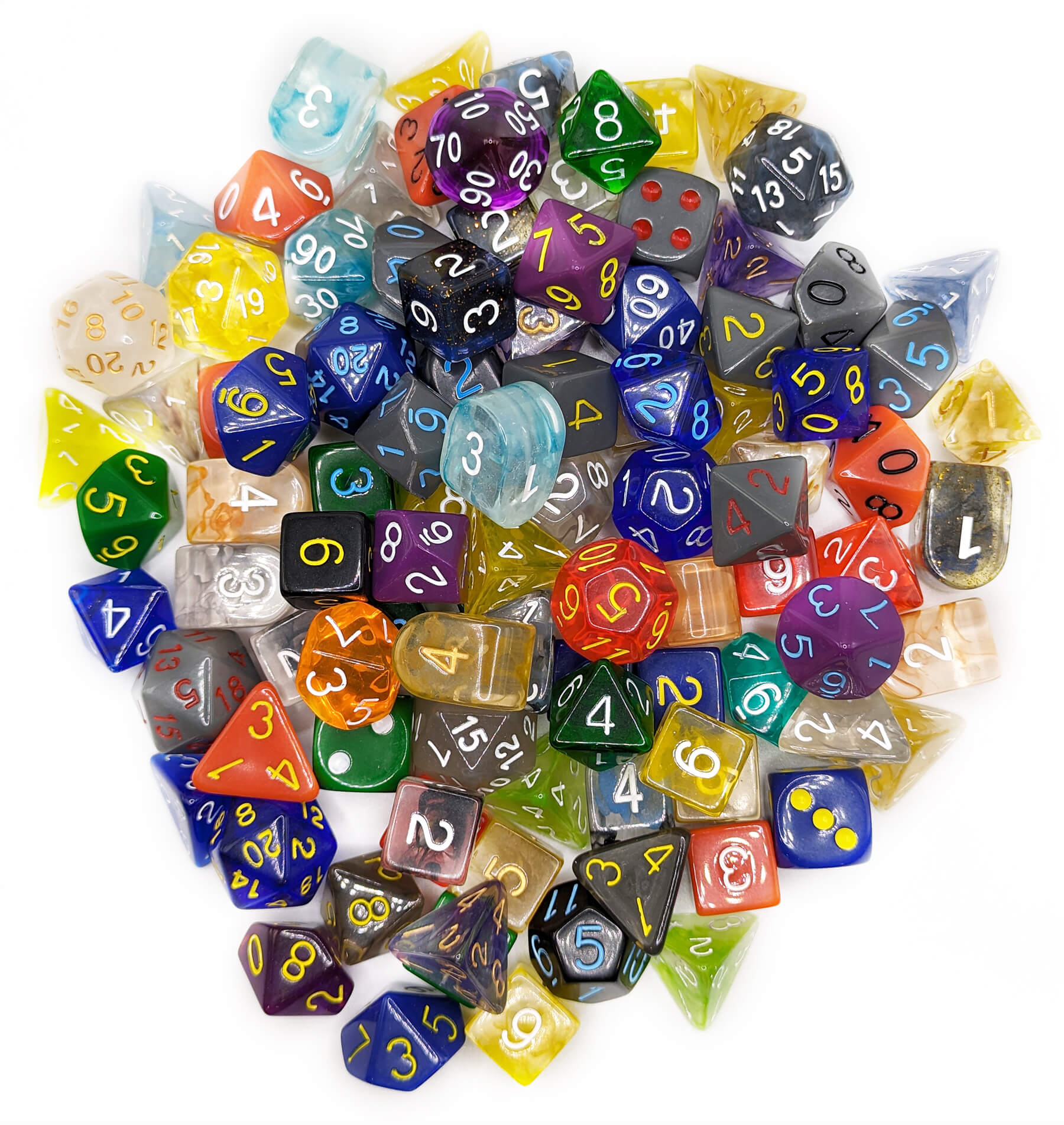 Role 4 Initiative Pound of Dice Mix | Factory Seconds Bulk 1 Pound TTRPG Dice Assortment